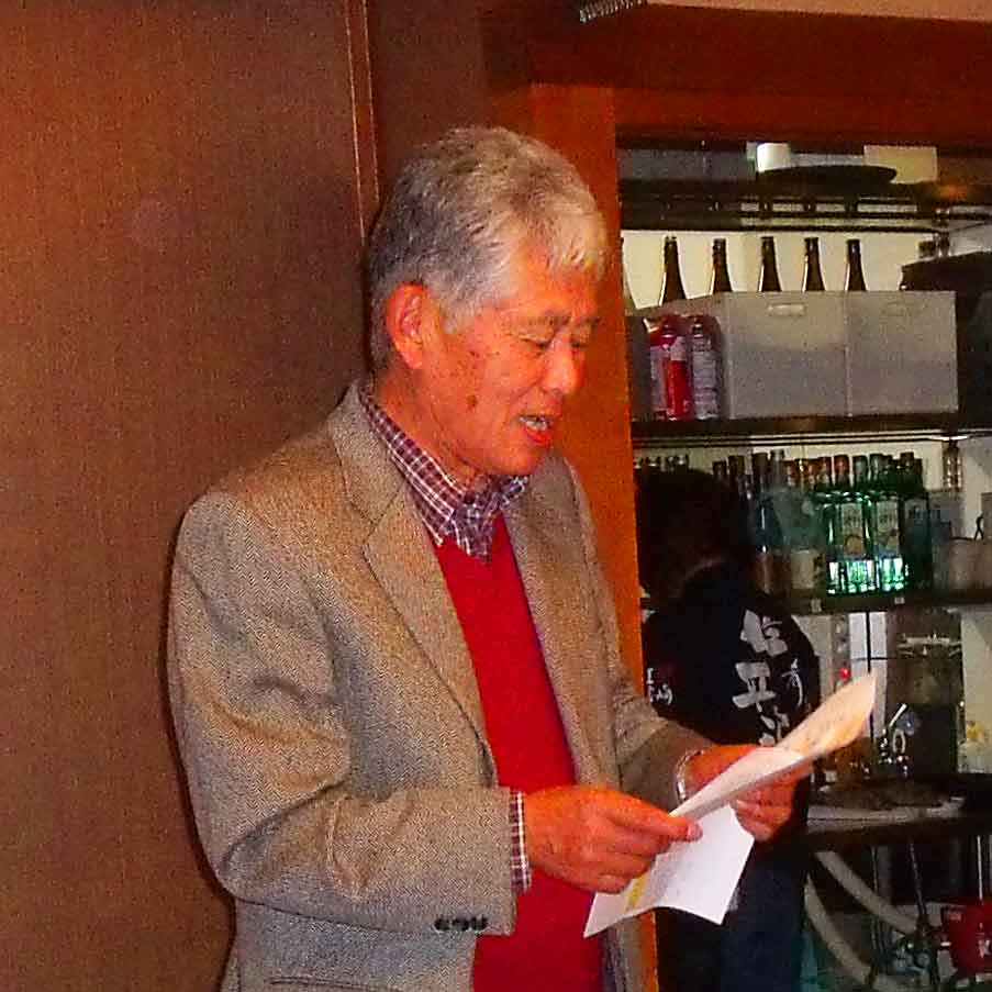 乾杯坂本会長